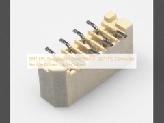 SMT FPC-vat 1.0mm Pitch 4~30P FPC-connector Verticale verbinding H=5.4mm