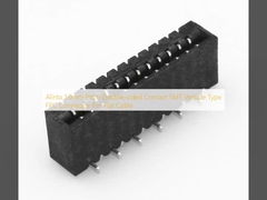 Alinta 1.0mm Pitch Double-sided Contact SMT Vertical Type FPC Connector voor vlakke kabel