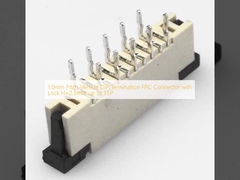1.0mm Pitch Vertical DIP Termination FPC Connector met slot H=2.5mm tot 35P